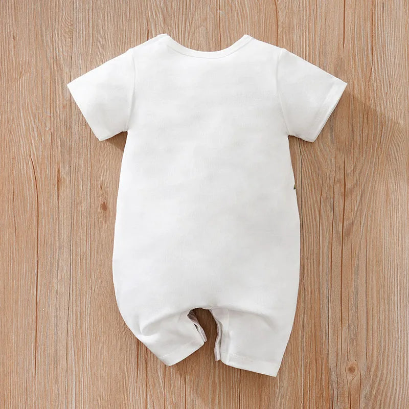 Summer Short Sleeve Baby Bodysuit