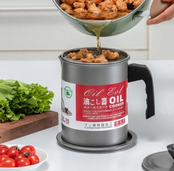 Fryer Oil Filter Pot Carbon Steel Oilcan