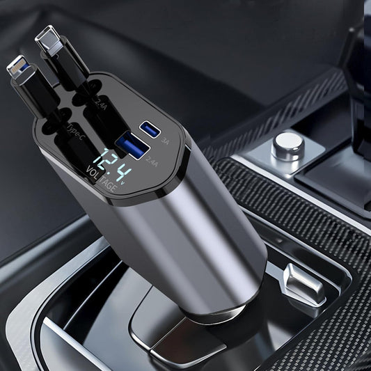 4 IN 1 Rechargeable Car Phone Charger